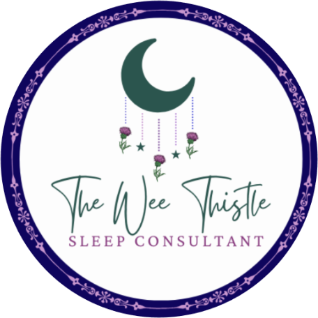 Megan Dinsdale The Wee Thistle Sleep Consultant Logo Image