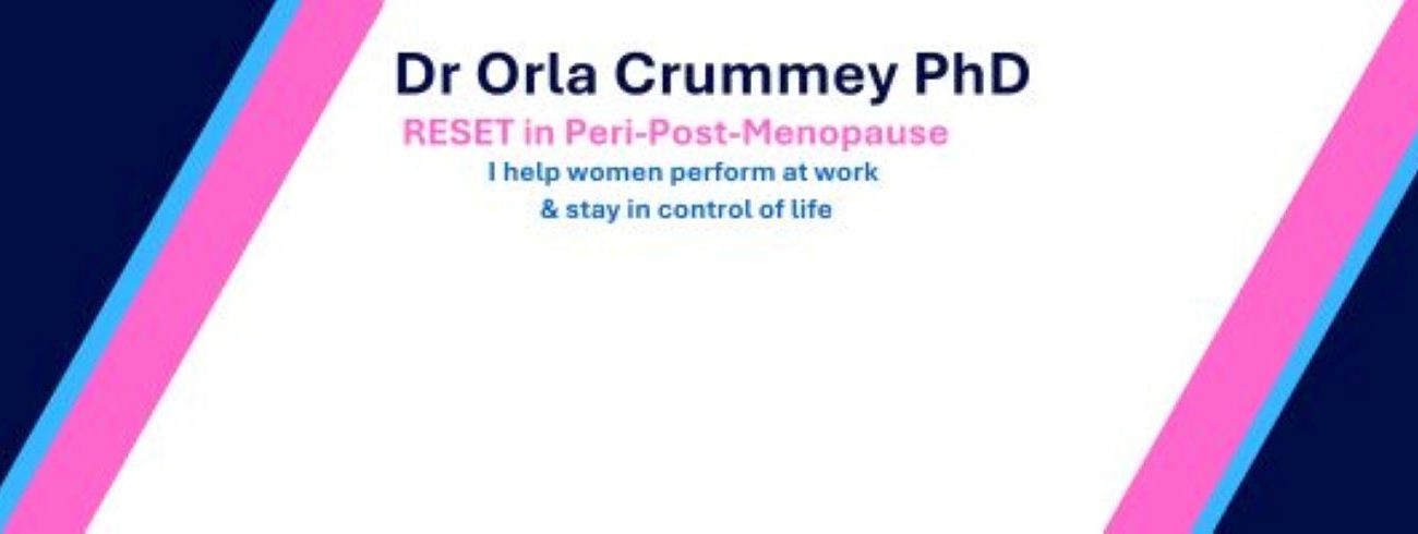 Orla Crummey RESET in Peri-Post-Menopause Banner Image